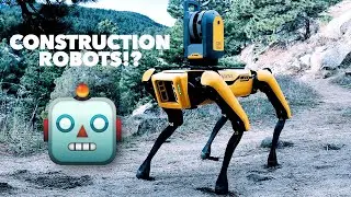 Boston Dynamics + Trimble Construction Robot! (Autonomous Surveying Robot)