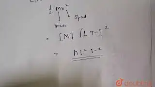 Check the correctness of the equation 1/2mv^(2)=mgh, using dimensions