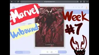 Carnage! Marvel Unbound 2022 Week 7 Pack Opening Upper Deck e-Pack UD comic card art by fred.ian