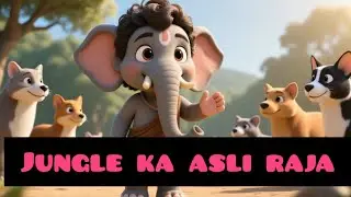 Jungle Ka Asli Raja | Hindi Moral Story| Motivational Story 