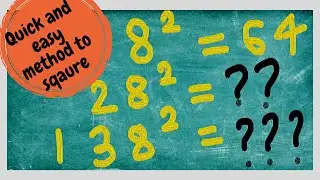 Square any number ending with 8 in seconds | Mental Math