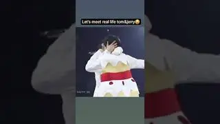 #bts #btsshorts #jin #jk #jinkook Real lyf tom & jerry😂