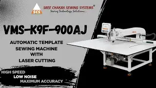 VMAS K9F-900AJ &ndash; Automatic Pattern Sewing & Laser Cutting Machine | Sree Chakra Sewing Systems