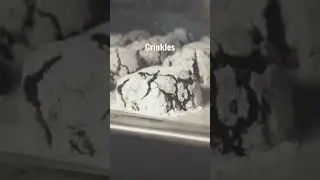 Chocolate Crinkles #timelapse  #baking #shorts