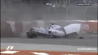 Top 10 F1 crashes of the 2014 season