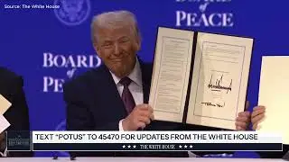 Signing Ceremony of Board of Peace Charter | Davos