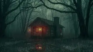Relaxing Cabin Rain Sounds Near the Lake 🌲 Endless Serenity | Sleep, Focus & Calm Mind 🌙
