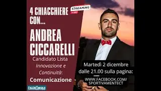 Incontriamo Andrea Ciccarelli, candidato alle elezioni FISCT 2025