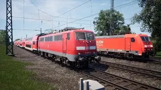 Train Sim World 4 BR 111 Main Spessart Bahn PZB SIFA ZZA PS5 Gameplay