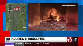 Fire destroys North Troy home