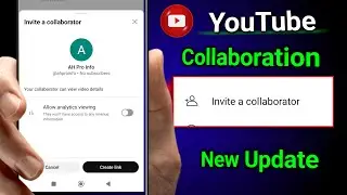 Yt studio invite a collaboration new update | Youtube new feature invite collaborator 2025