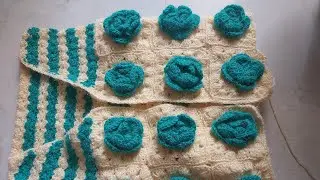 Beautiful ,6,7 years girl Flower jacket #crochet (part.2)