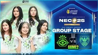 TERROR QUEENS vs BRAVEANDSTRONGG BO2 GAME2(NEC2025 GROUP STAGE DAY2(