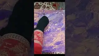 calligraphy background with knife
