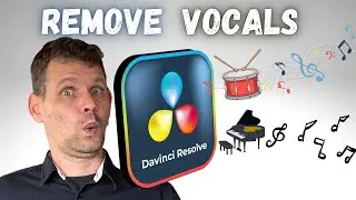 Remove Vocals, Drums & Bass in DaVinci Resolve Music Remixer