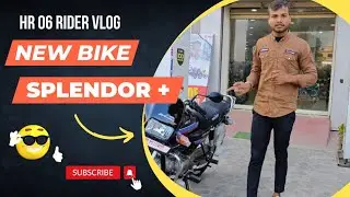 New Bike 🥰😍 || Finnally New Bike ki delivery|| Hero Splendor Plus #newbike #hr06ridervlog #splendor