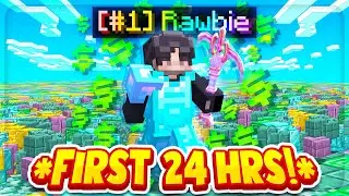 MY *INSANE* FIRST 24 HOURS ON PRISON! | Minecraft Prison | Complex Prison [1]