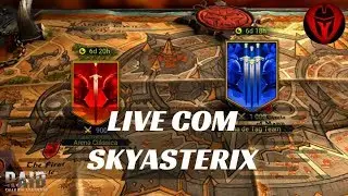 Raid Shadow Legends: PT/BR LIVE COM SKYASTERIX!