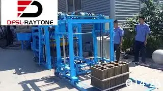 QT4-25 Automatic #brickmakingmachine #brickmaking #blockmachine #brickfactory