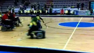 Wheelchair Hockey - Australia VS Belgium  - Speestar Hockey2 @ IWAS World Championship 2010