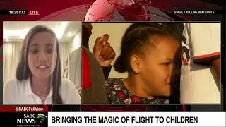 Pilot and founder Kelly Slingers speaks on bringing opportunity to underprivileged children