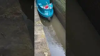 Canal lock lesson 🥰#electricnarrowboat #canal #narrowboat #nature #staffordshire