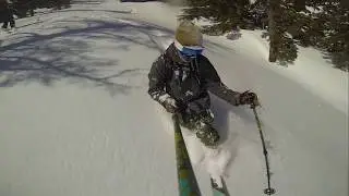 Ty Dayberry Telemark Skiing Mt. Tallac, Lake Tahoe California