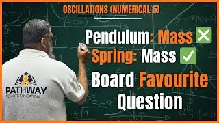 Chapter 11 Oscillations | Numerical 5 | Why Pendulum Period Is Mass Independent? | Class 11 Physics