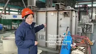 Transformer Manufacturing  Step 2 Surface Preparation Queue Core & Tank