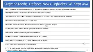 Sugosha Defence News: ADA Invites Private Firms to Manufacture Structural Assemblies for Aircraft