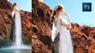 [ Photoshop Manipulation ] Simple Surreal Editing Tutorial - Waterfall