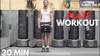 20 MIN | WEIGHTED PLATE ARM Workout | Home Workout | Strength Training