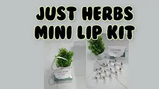 JUST HERBS mini lip kit / Swatches/review #justherbsindia #lipstick#mini#youtube @JustHerbsIndia