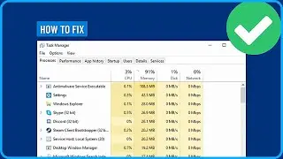How to Fix High Memory/RAM Usage in Windows 10/11 (2025)