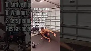Tight hips& stiff lower back get this mobility workout done from home