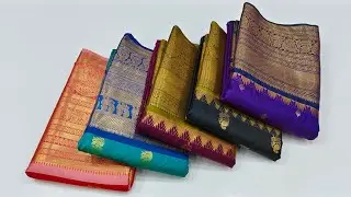 SK-60 || Semi Kanjavaram Pattu Sarees ||Avl@1600#8499933390 @Varalaxmi Silks-36 Lpt Market Hyd#saree
