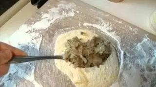 Kraut Bierock or Runzas or Baked Piroshkis 12-7-2013