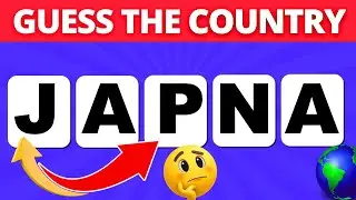 Guess the Country by its Scrambled Name | Scrambled Words Country Quiz