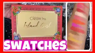 SWATCHES NUEVA PALETA DE BEAUTY CREATIONS ISLAND GIRL  // ALYBA