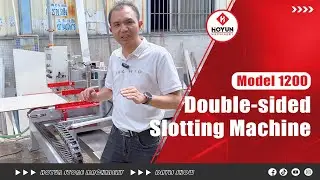 CNC Ceramic Double-Sided Slotting Machine | 3m/min Speed | For Stone & Tile Grooving Efficiency