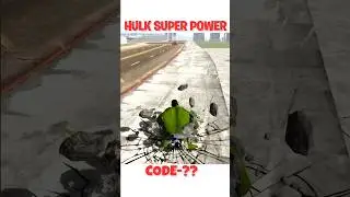 Hulk super power Cheat Code in Indian bike driving 3d || Indian bike driving 3d new update #shorts