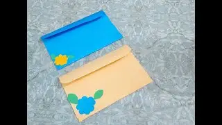 How To Make Gift Envelope | DIY Surprise Envelope Decoration Ideas | Envelope Making With Flowers
