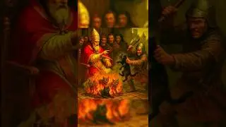 You Know That a Pope Decleared War on Cats? #hiddenhistory #youtubeshorts