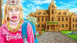 Первый День Богатой Барби В Школе Для Бедных!