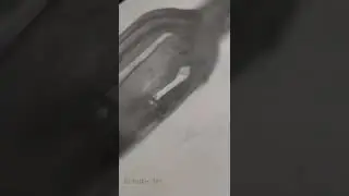Realistic drawing of wine bottle and glass #like #share #shorts #short