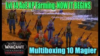 Soulseeker Multiboxing 10x Mage 🛑 XP AoE grind in Westfall | WoW Classic Hardcore - WoW Gold Guide