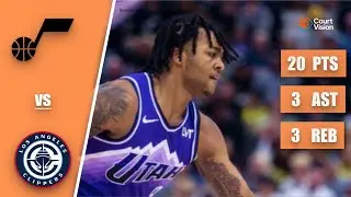 Brice Sensabaugh - 20 Points, 3 Assists, 3 Rebounds vs Clippers - 2025-26 Regular Season