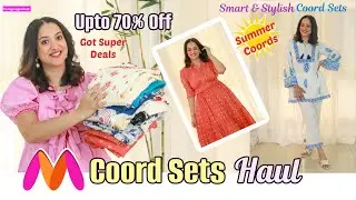 Myntra Summer Coord Sets Haul | 7 Types of Coord Sets You Should Try this Summer | Perkymegs Hindi