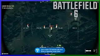 Battlefield 6 &mdash; найдите 20 врагов с помощью дрона в операции &laquo;Удар Эмбера&raquo; (Руководство по трофею...