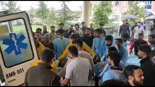 Accident Update of Dangduroo Dachhan Injured reached District Hospital Kishtwar